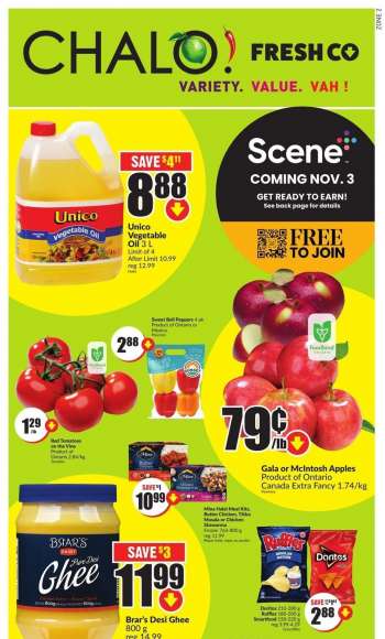Chalo! FreshCo. Flyer - October 13, 2022 - October 19, 2022.