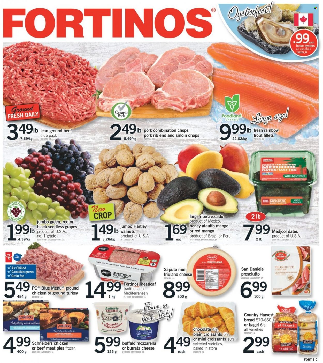 Fortinos flyer - October 13, 2022 - October 19, 2022. Page 1