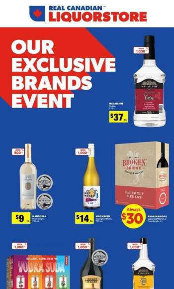 Real Canadian Liquorstore Flyer - October 12, 2022 - October 16, 2022.
