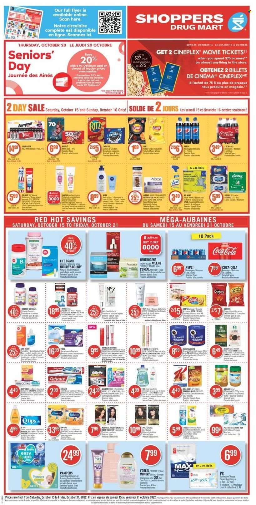 Shoppers Drug Mart flyer - October 15, 2022 - October 21, 2022. Page 1