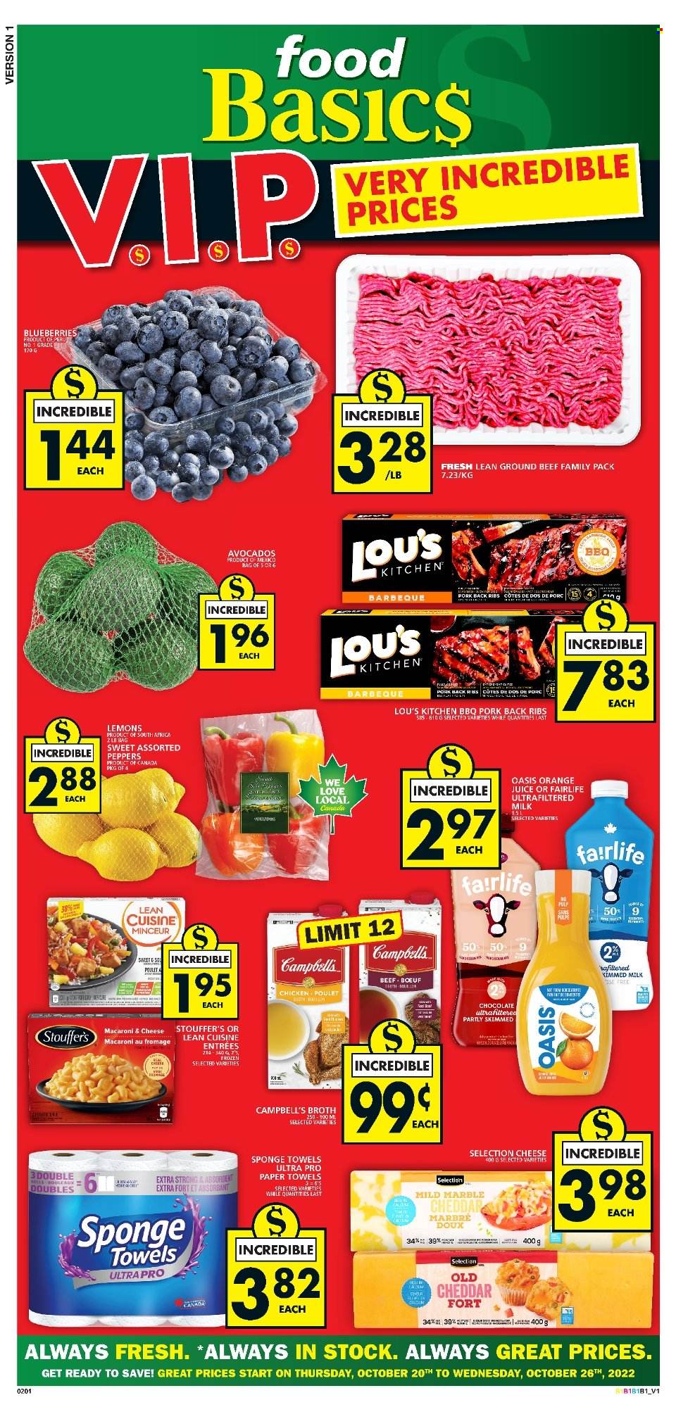 Food Basics flyer - October 20, 2022 - October 26, 2022. Page 1