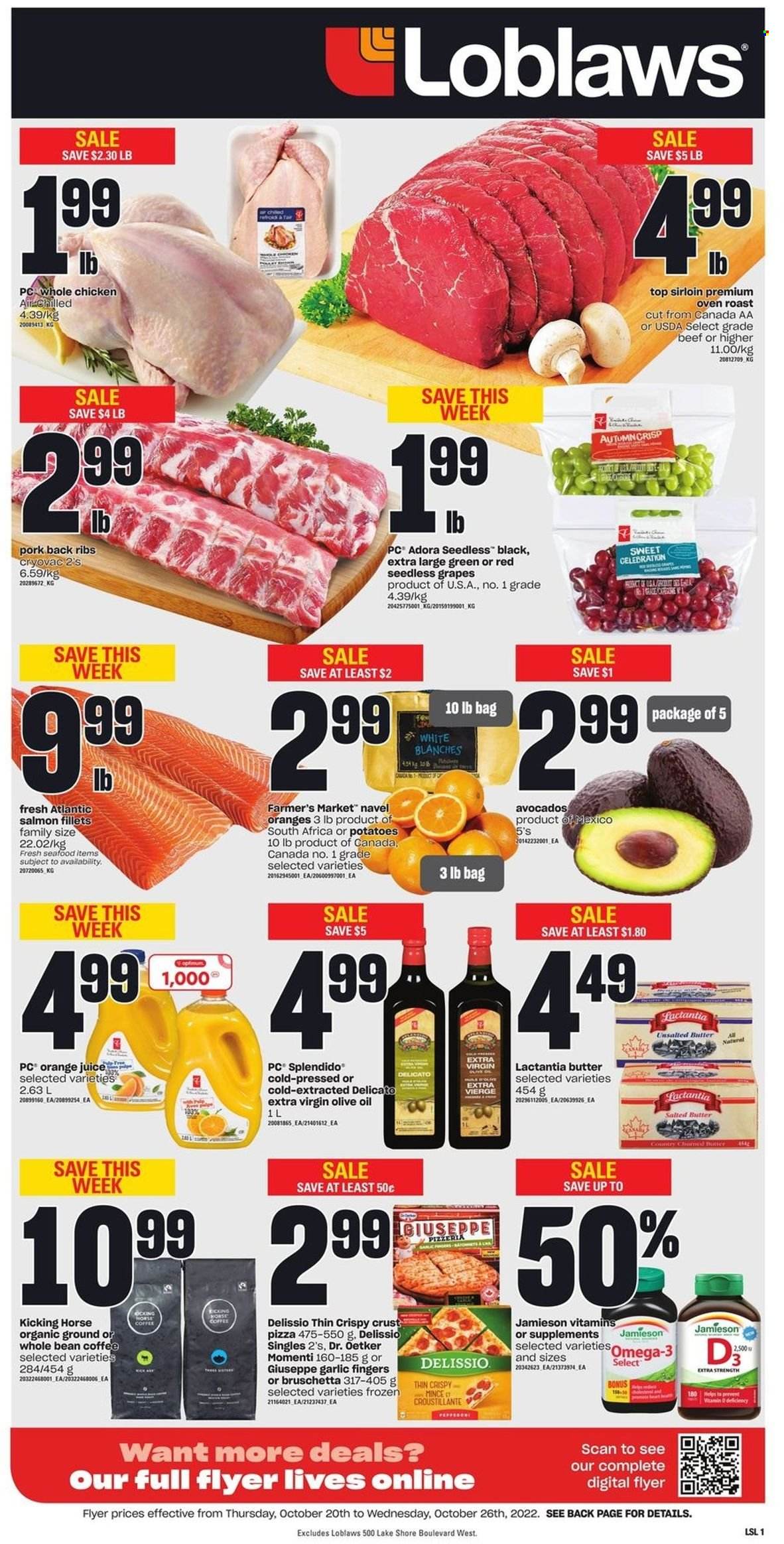 Loblaws flyer - October 20, 2022 - October 26, 2022. Page 1