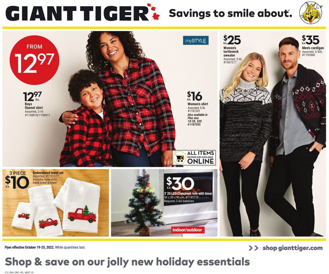 Giant Tiger flyer - October 19, 2022 - October 25, 2022. Page 1