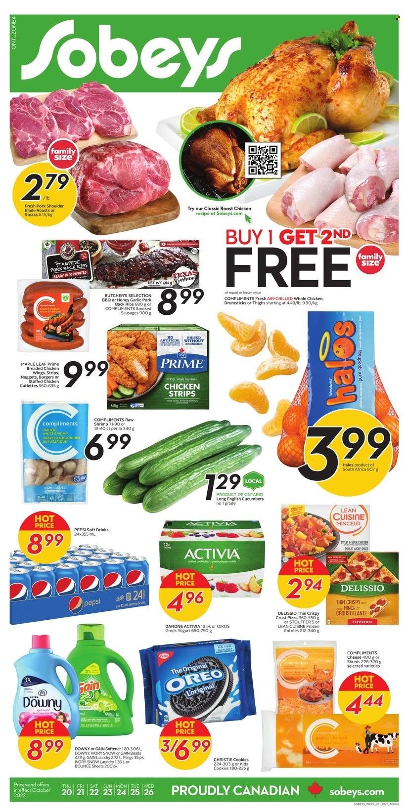 Sobeys flyer - October 20, 2022 - October 26, 2022. Page 1