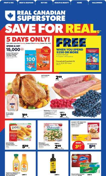 Real Canadian Superstore Flyer - October 27, 2022 - November 02, 2022.