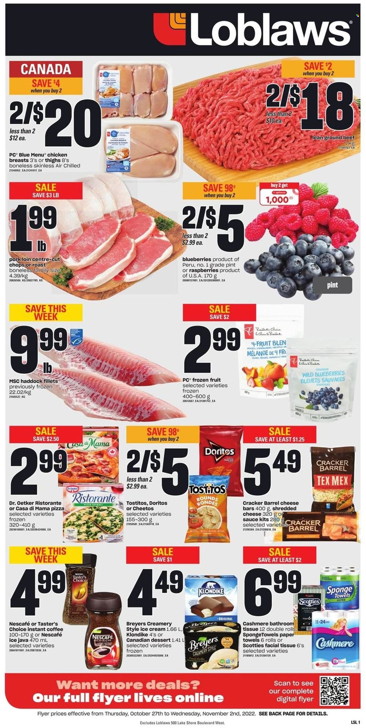 Loblaws flyer - October 27, 2022 - November 02, 2022. Page 1