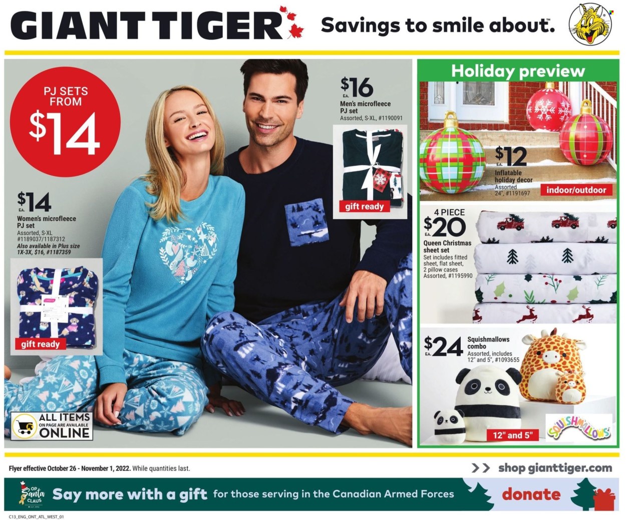 Giant Tiger flyer - October 26, 2022 - November 01, 2022. Page 1