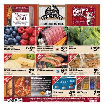 Farm Boy Flyer - October 27, 2022 - November 02, 2022.
