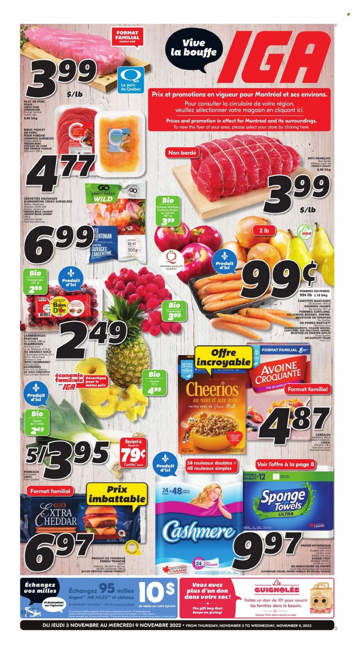 IGA flyer - November 03, 2022 - November 09, 2022. Page 1