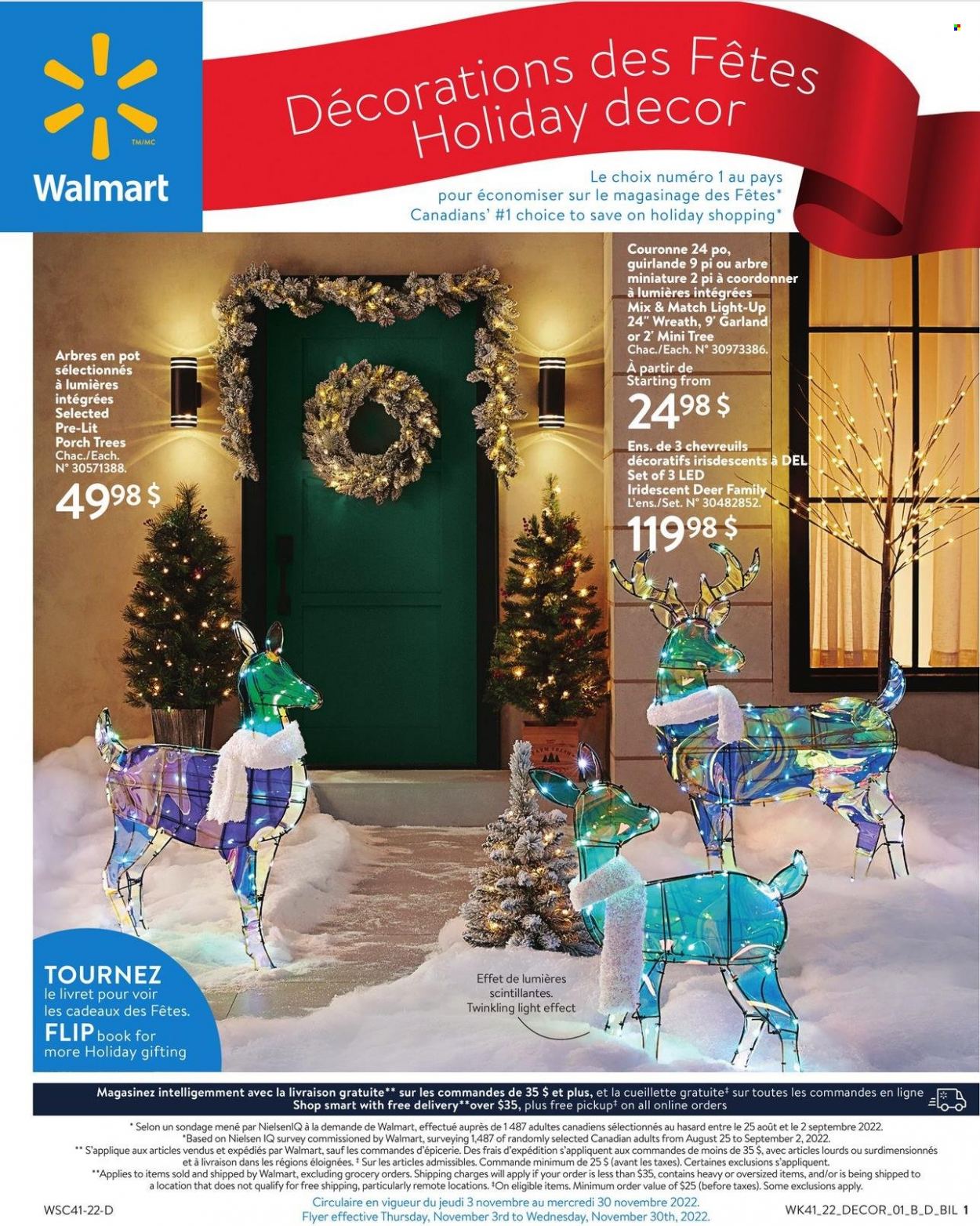 Walmart flyer - November 03, 2022 - November 30, 2022. Page 1