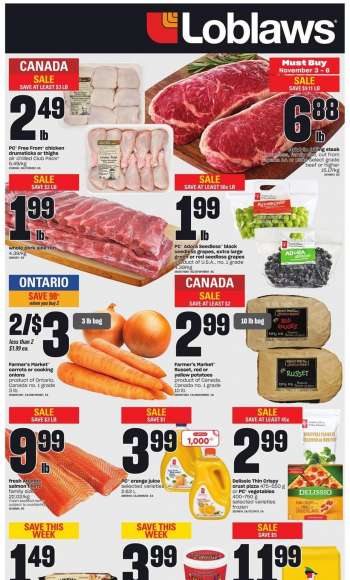 Loblaws Flyer - November 03, 2022 - November 09, 2022.