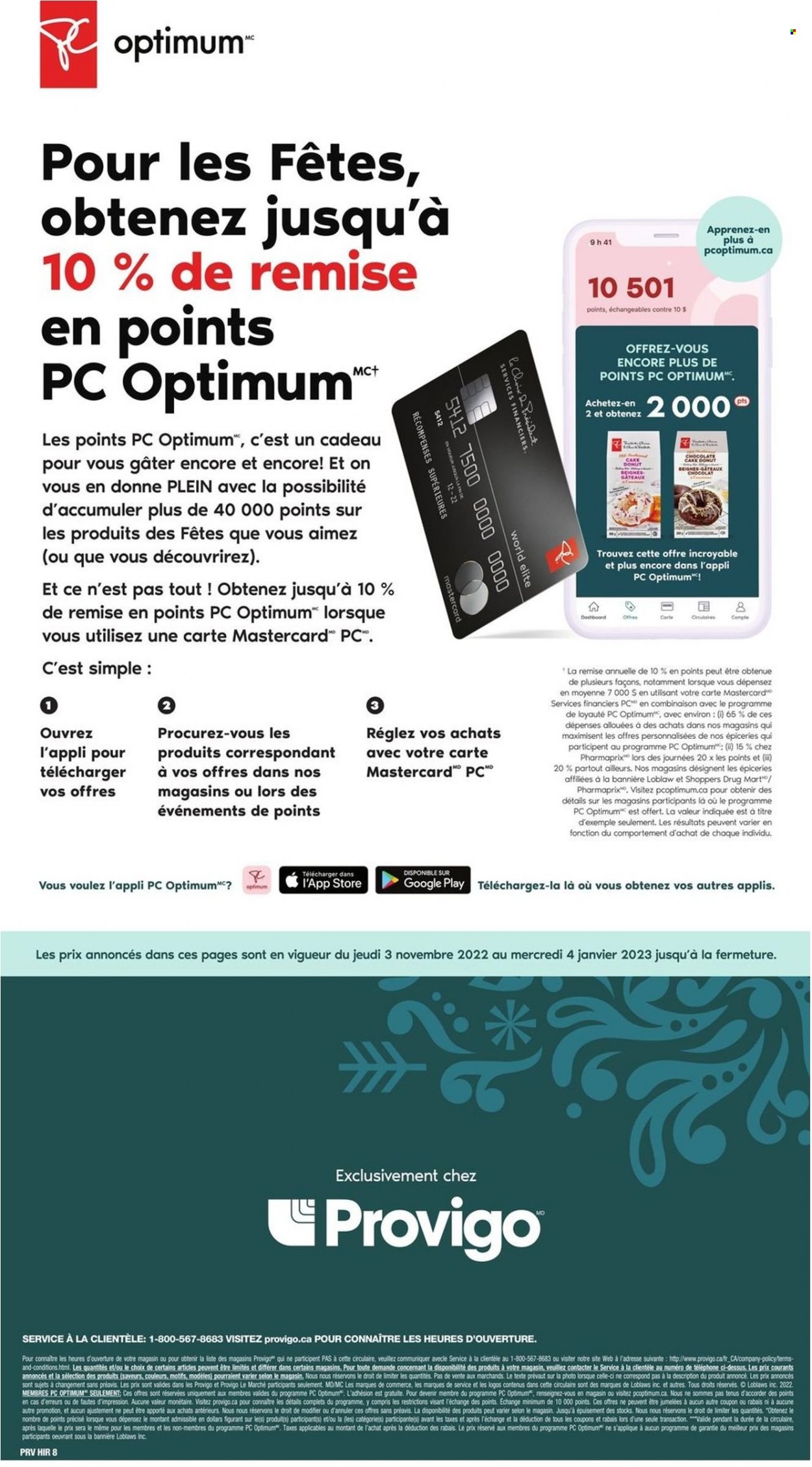 Provigo flyer - November 03, 2022 - January 04, 2023. Page 8