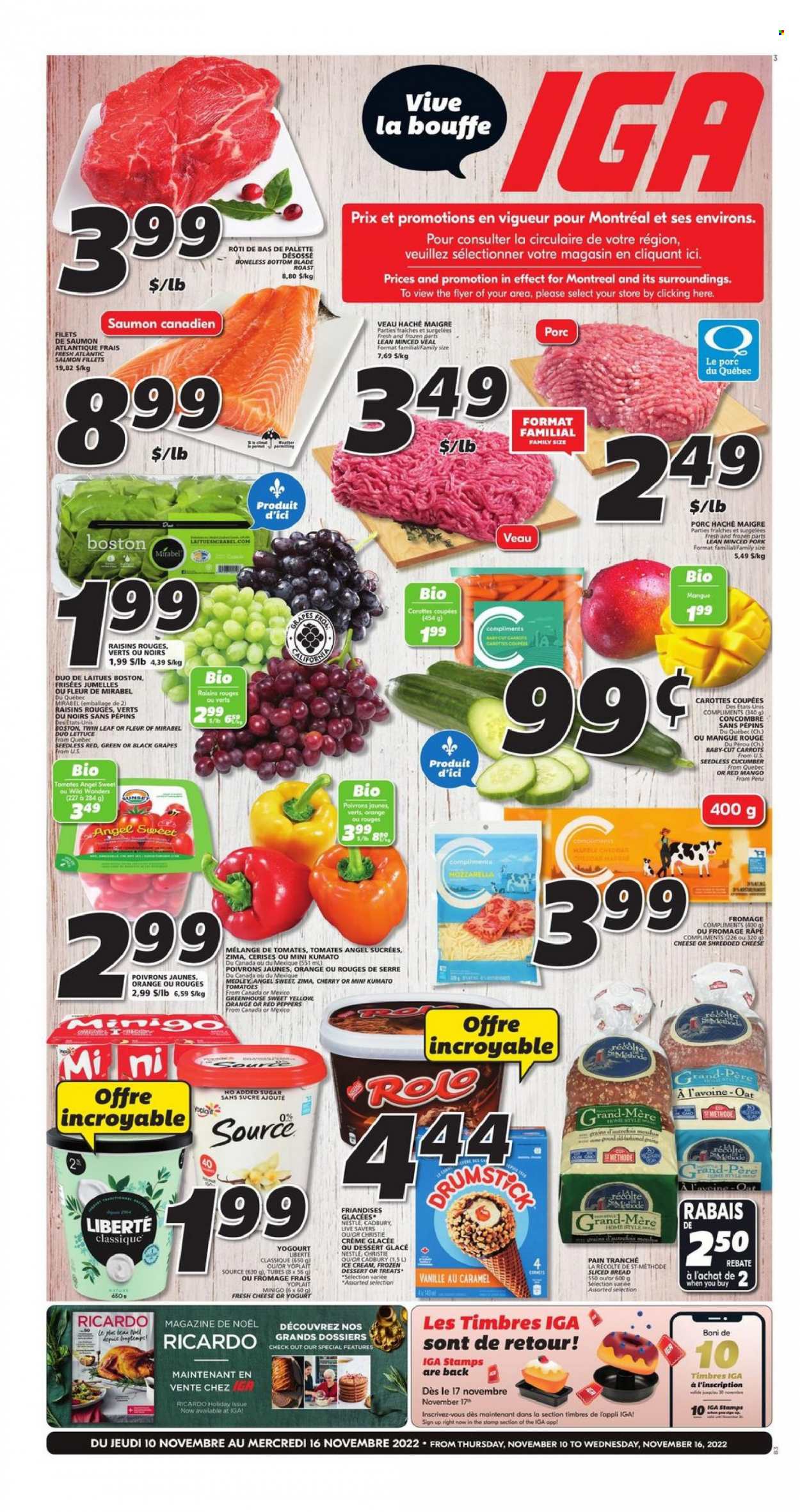 IGA flyer - November 10, 2022 - November 16, 2022. Page 1