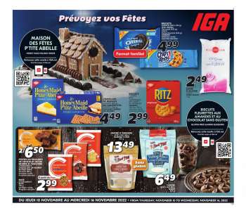 Circulaire IGA - 10 Novembre 2022 - 16 Novembre 2022.