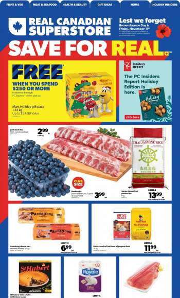Real Canadian Superstore Flyer - November 10, 2022 - November 16, 2022.