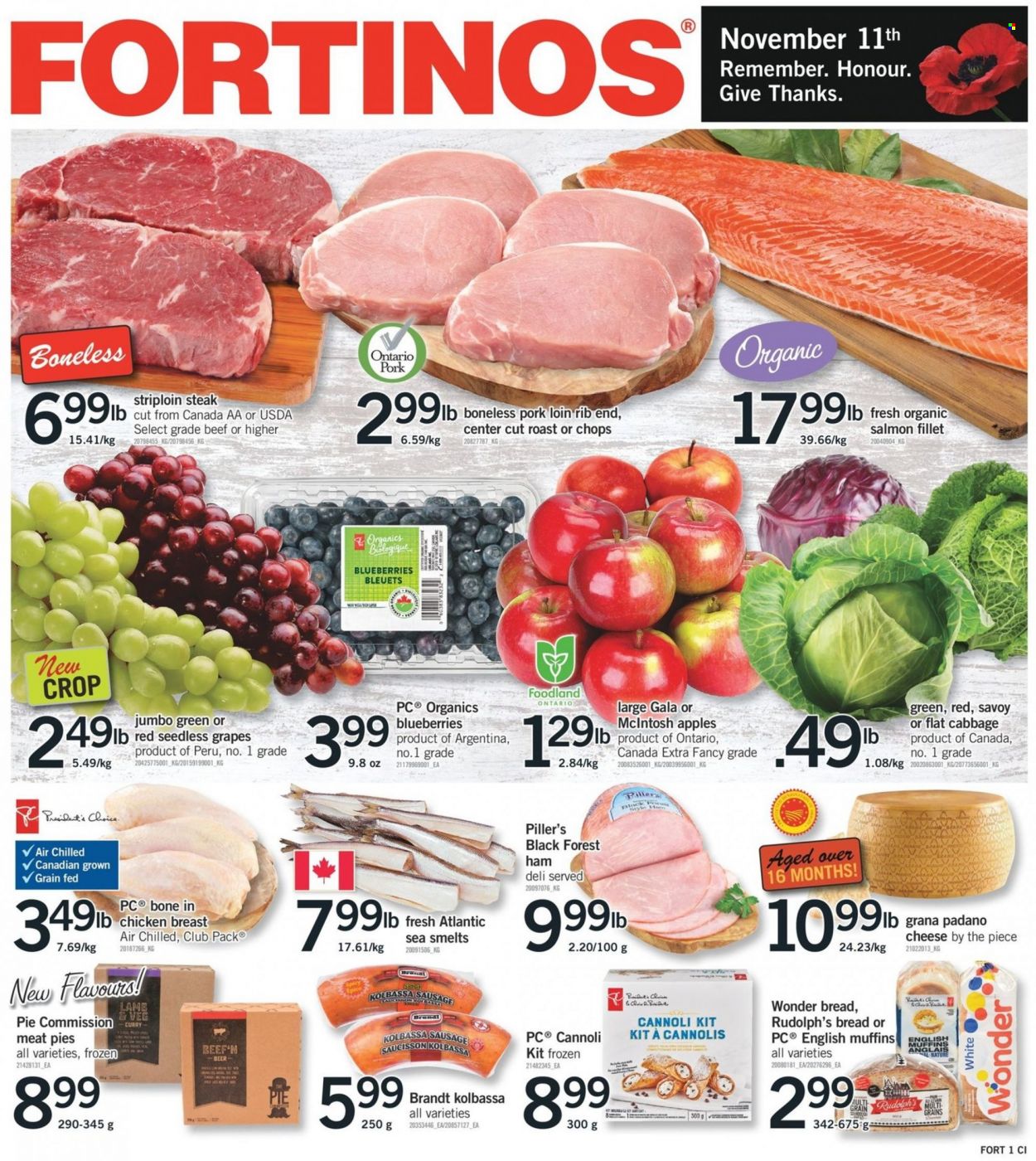Fortinos flyer - November 10, 2022 - November 16, 2022. Page 1
