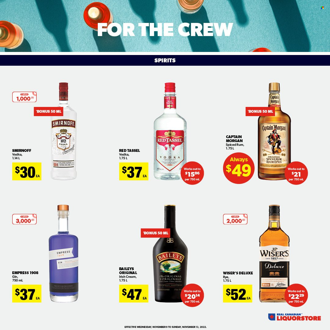 Real Canadian Liquorstore flyer - November 09, 2022 - November 13, 2022. Page 4
