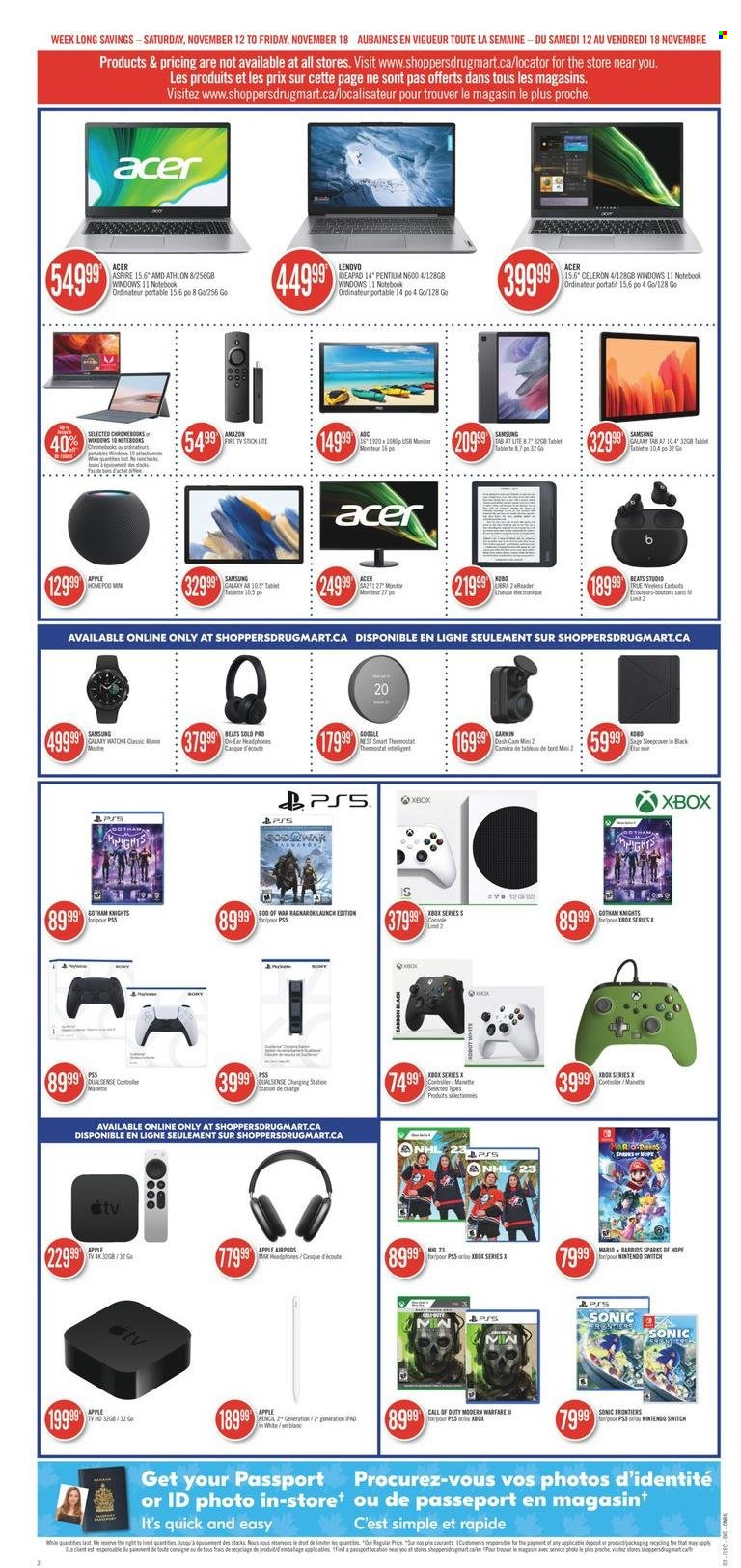 Shoppers Drug Mart flyer - November 12, 2022 - November 18, 2022. Page 10