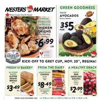 Nesters Food Market Flyer - November 13, 2022 - November 19, 2022.
