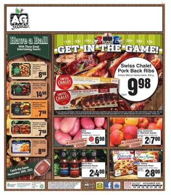 AG Foods Flyer - November 13, 2022 - November 19, 2022.