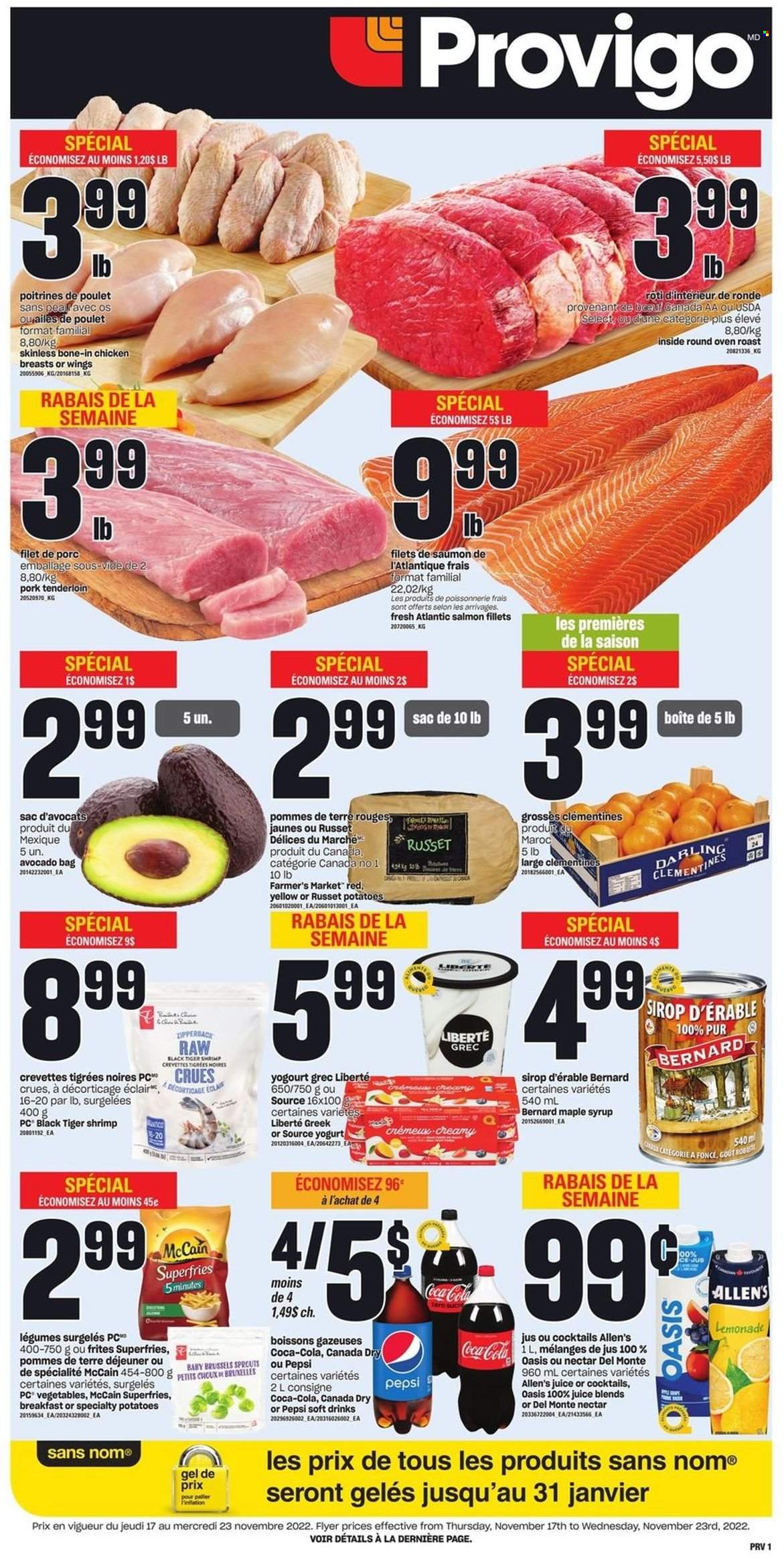 Provigo flyer - November 17, 2022 - November 23, 2022. Page 1