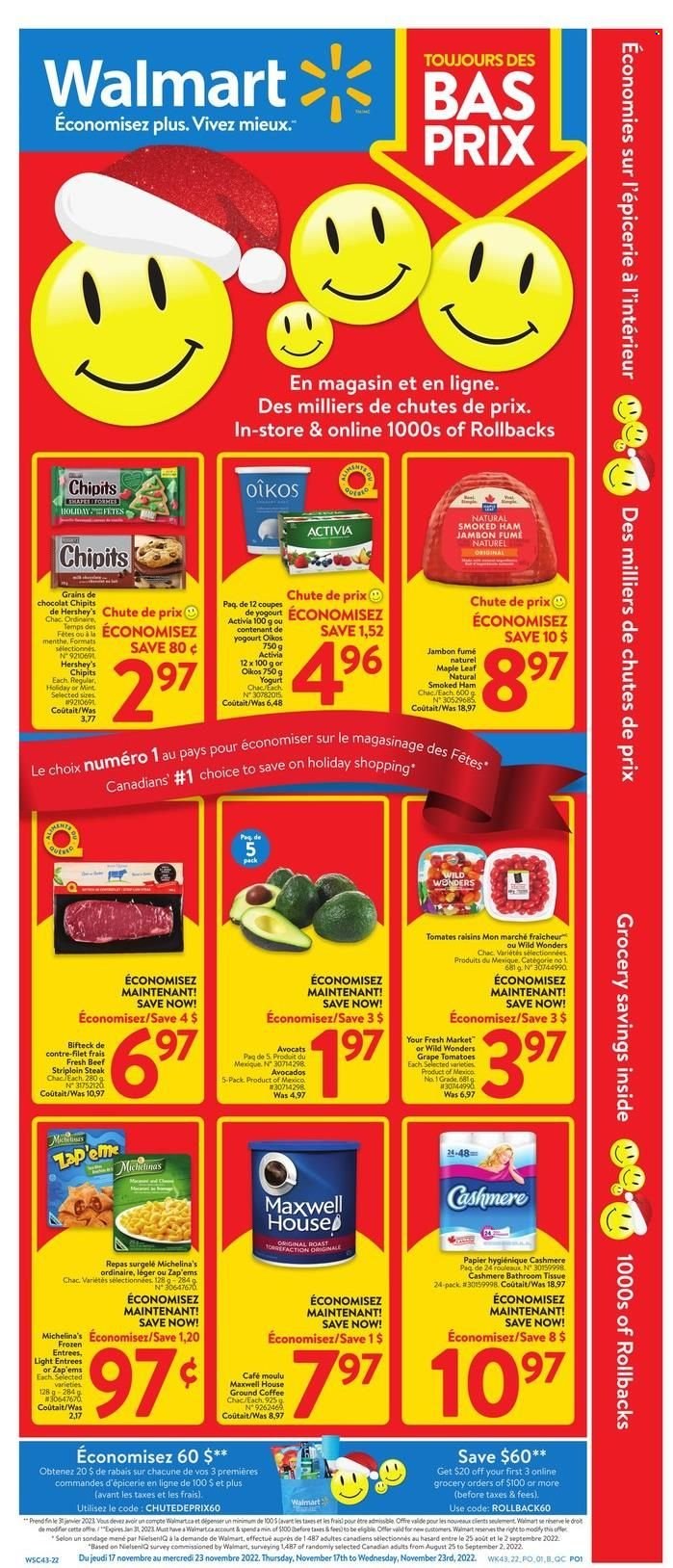 Walmart flyer - November 17, 2022 - November 23, 2022. Page 1
