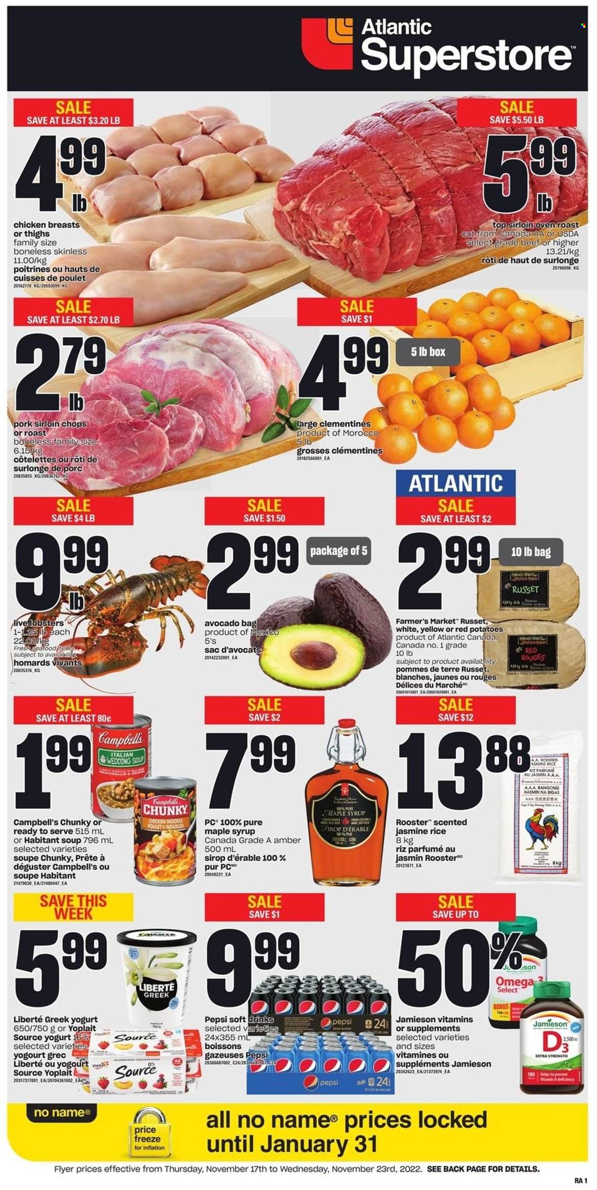 Atlantic Superstore flyer - November 17, 2022 - November 23, 2022. Page 1