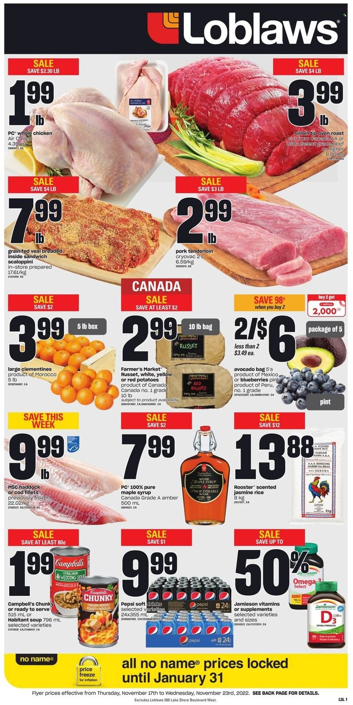 Loblaws flyer - November 17, 2022 - November 23, 2022. Page 1