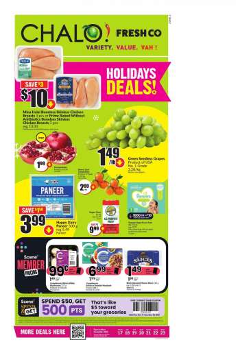 Chalo! FreshCo. Flyer - November 17, 2022 - November 23, 2022.