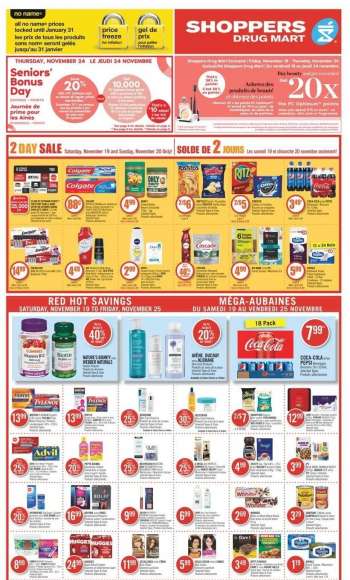 Shoppers Drug Mart Flyer - November 17, 2022 - November 25, 2022.