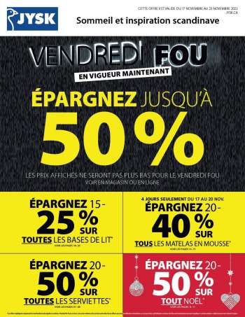 Circulaire JYSK