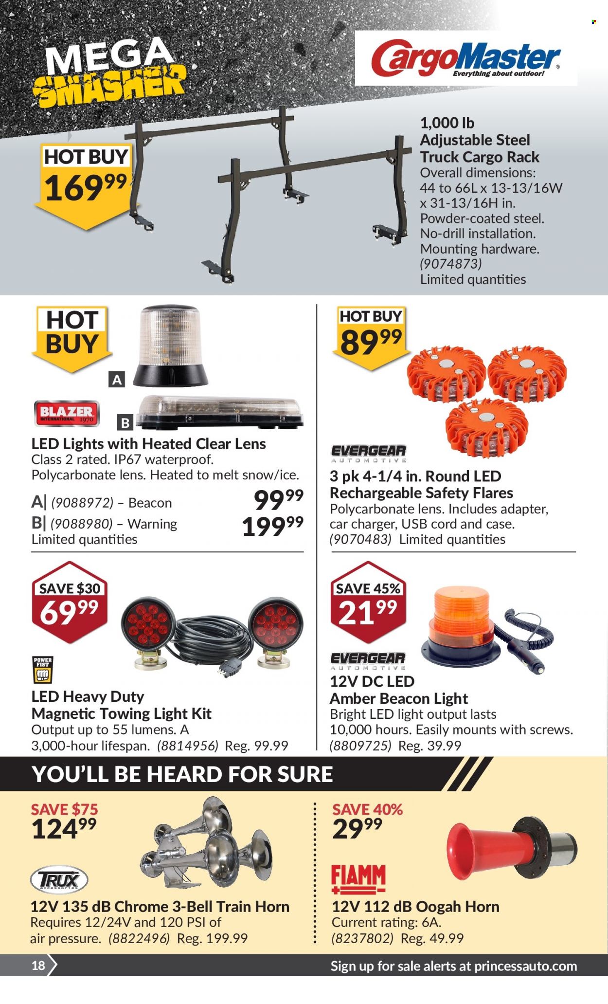thumbnail - Princess Auto Flyer - November 22, 2022 - December 04, 2022 - Sales products - LED light, drill. Page 23.