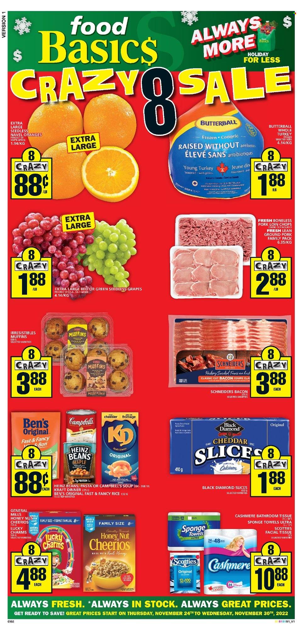 Food Basics flyer - November 24, 2022 - November 30, 2022. Page 1