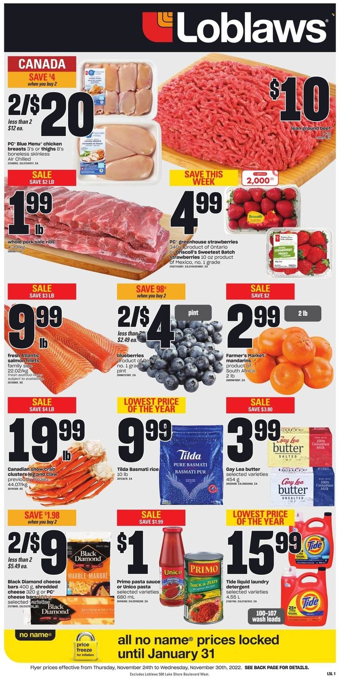 Loblaws flyer - November 24, 2022 - November 30, 2022. Page 1