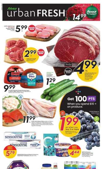 Sobeys Urban Fresh Flyer - November 24, 2022 - November 30, 2022.