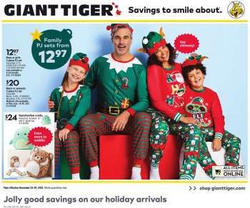 Giant Tiger Flyer - November 23, 2022 - November 29, 2022.