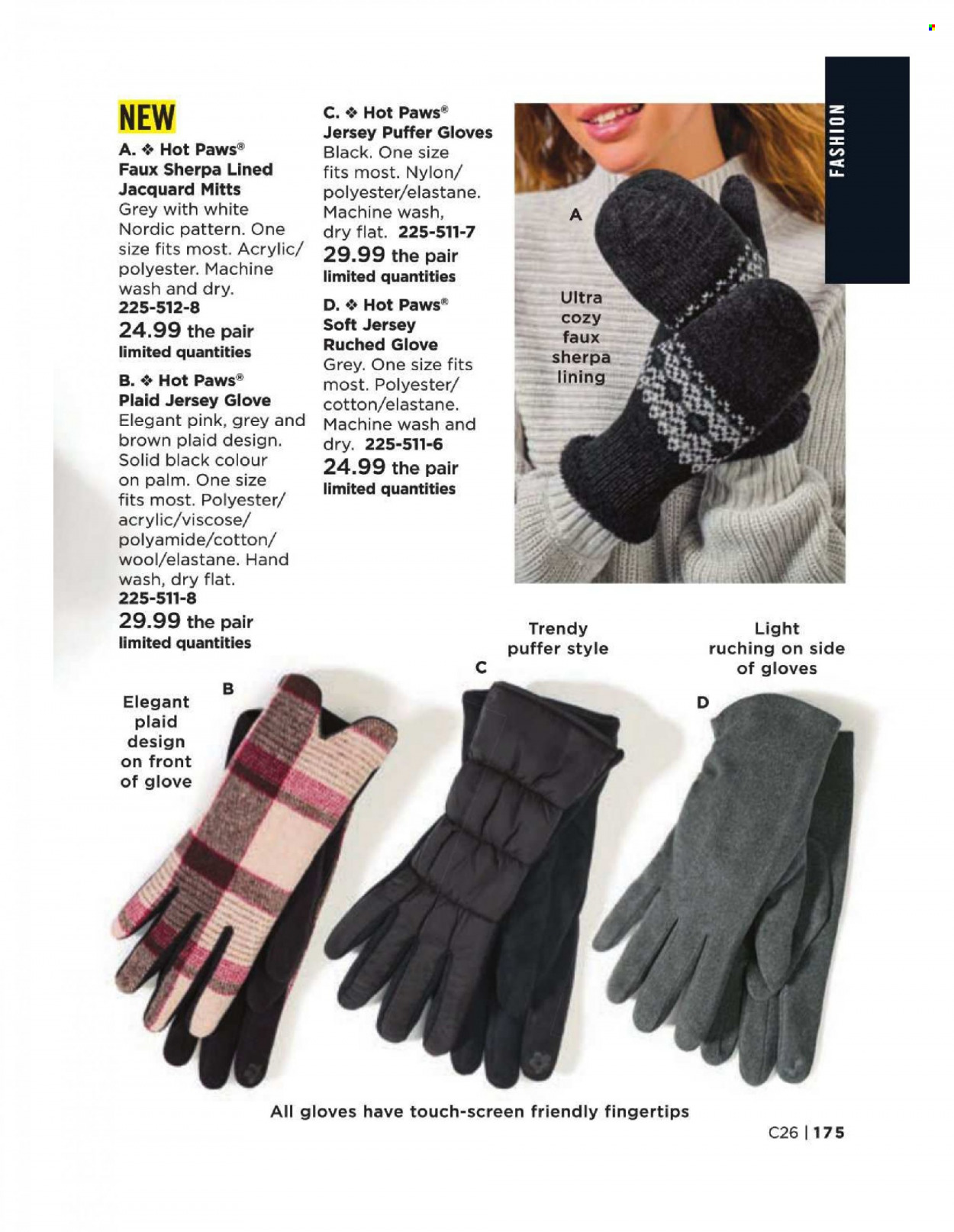 thumbnail - Avon Flyer - Sales products - hand wash, sherpa, jersey. Page 175.