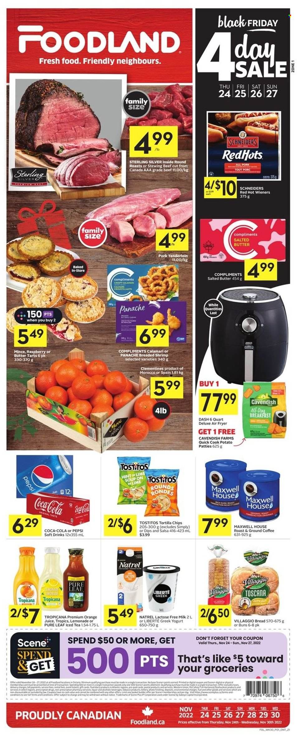 Foodland flyer - November 24, 2022 - November 30, 2022. Page 1