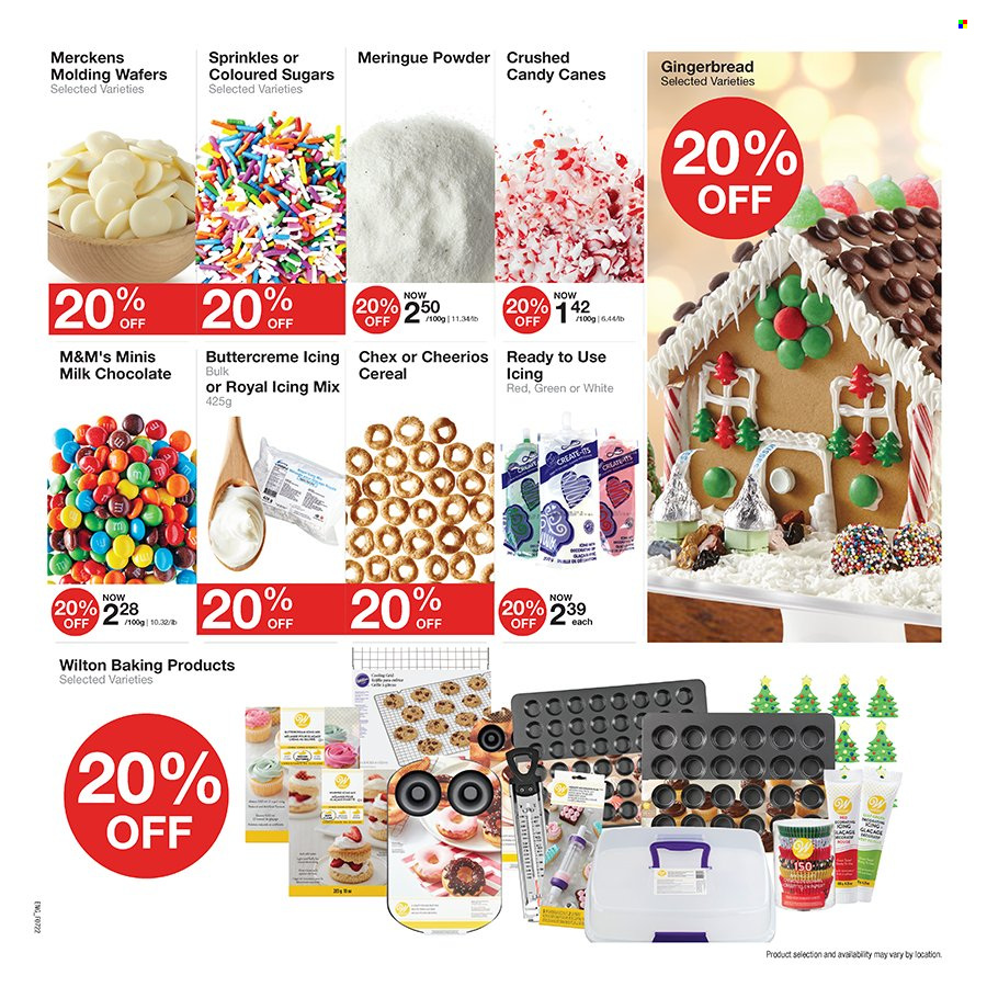 thumbnail - Bulk Barn Flyer - November 24, 2022 - December 11, 2022 - Sales products - gingerbread, milk chocolate, wafers, chocolate, cereals, Cheerios, M&M's. Page 4.