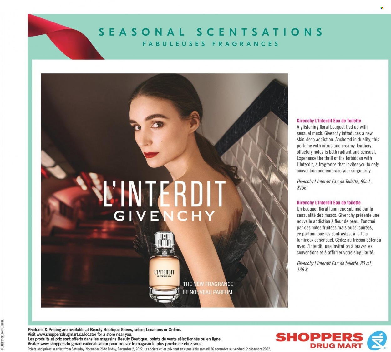 Shoppers Drug Mart flyer - November 26, 2022 - December 02, 2022. Page 15