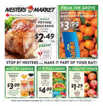 Nesters Food Market Flyer - November 27, 2022 - December 03, 2022.