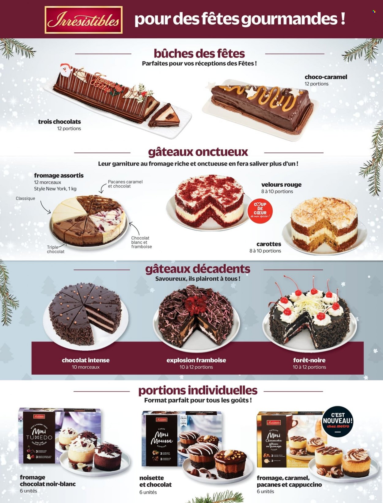 thumbnail - Metro Flyer - December 01, 2022 - December 07, 2022 - Sales products - cake, cheesecake, caramel, cappuccino. Page 9.
