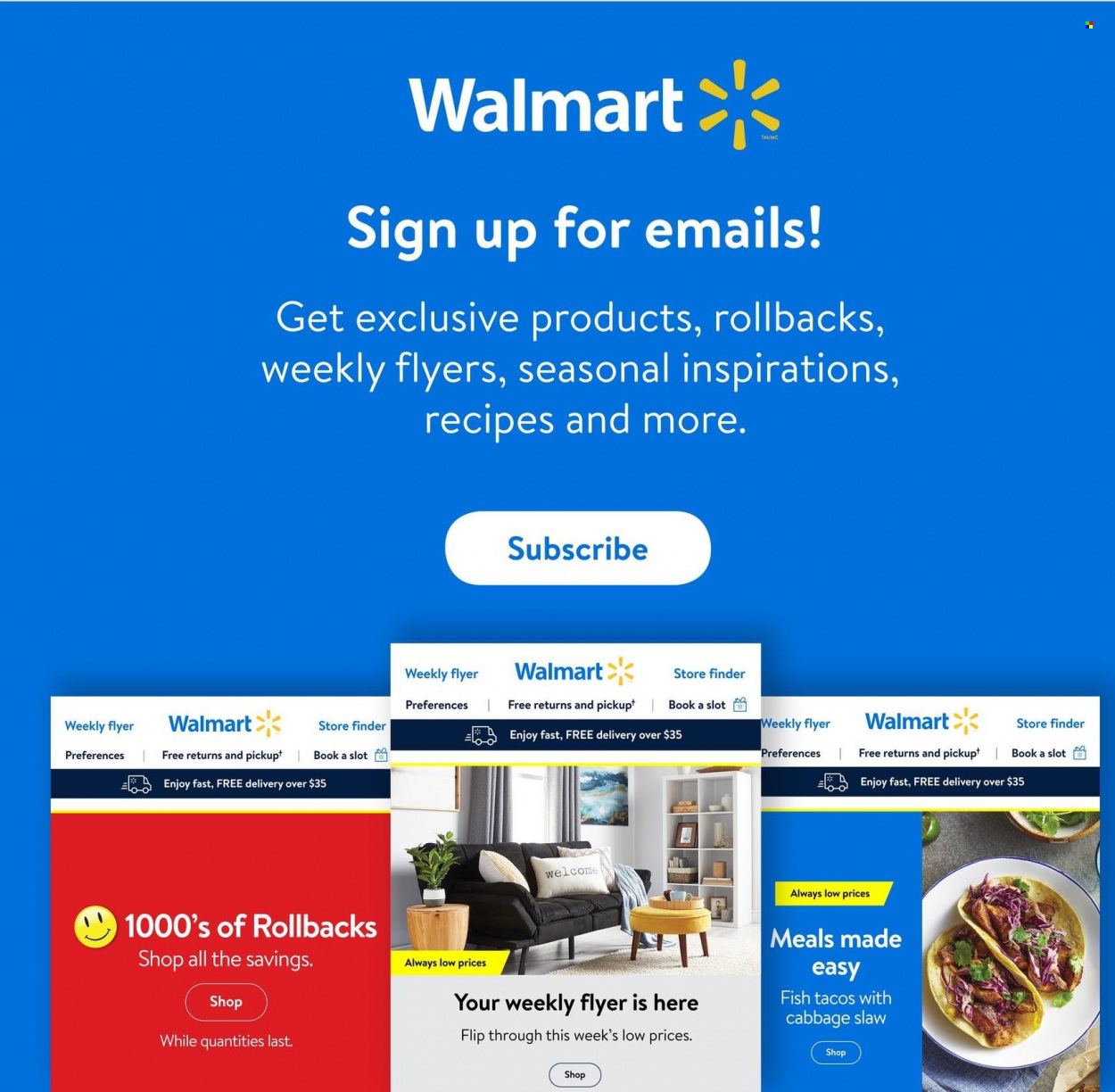 thumbnail - Walmart Flyer - December 01, 2022 - December 07, 2022 - Sales products - tacos, cabbage, fish, book. Page 22.