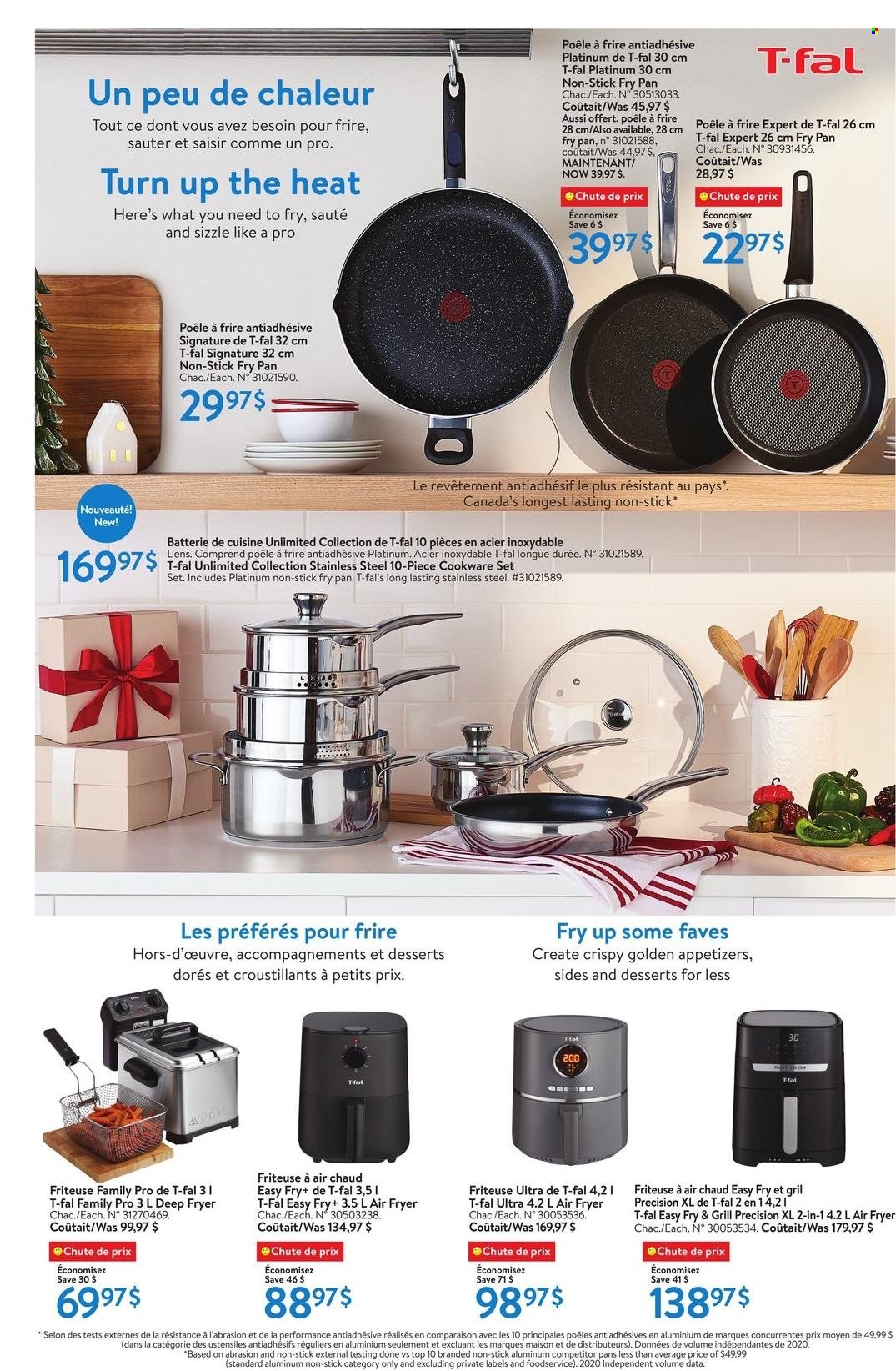thumbnail - Walmart Flyer - December 01, 2022 - December 28, 2022 - Sales products - cookware set, pan, deep fryer, air fryer. Page 14.