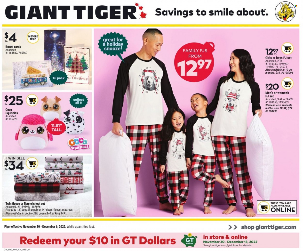 Giant Tiger flyer - November 30, 2022 - December 06, 2022. Page 1