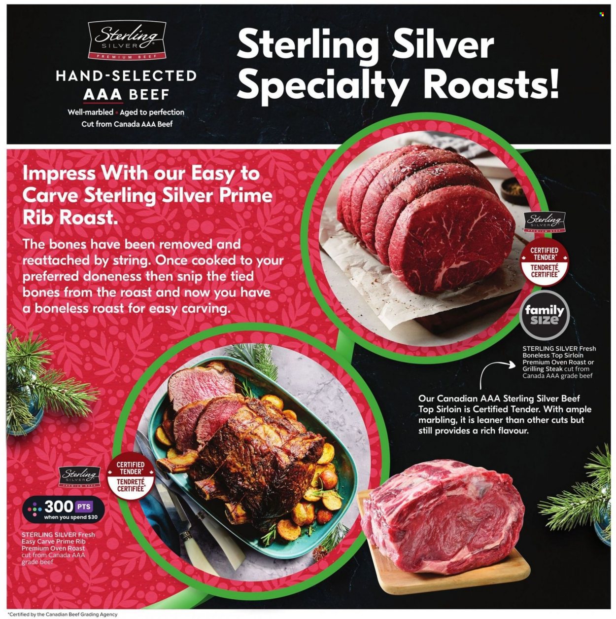 thumbnail - Sobeys Flyer - December 01, 2022 - December 07, 2022 - Sales products - steak. Page 20.