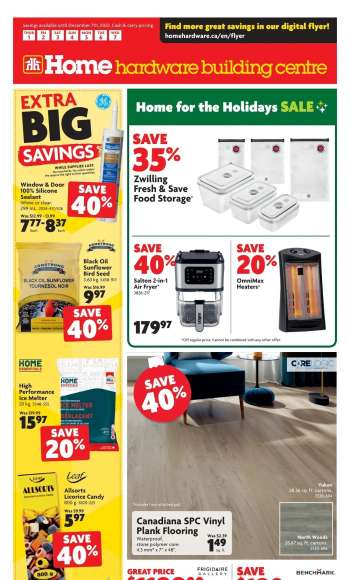 Circulaire Home Hardware Building Centre