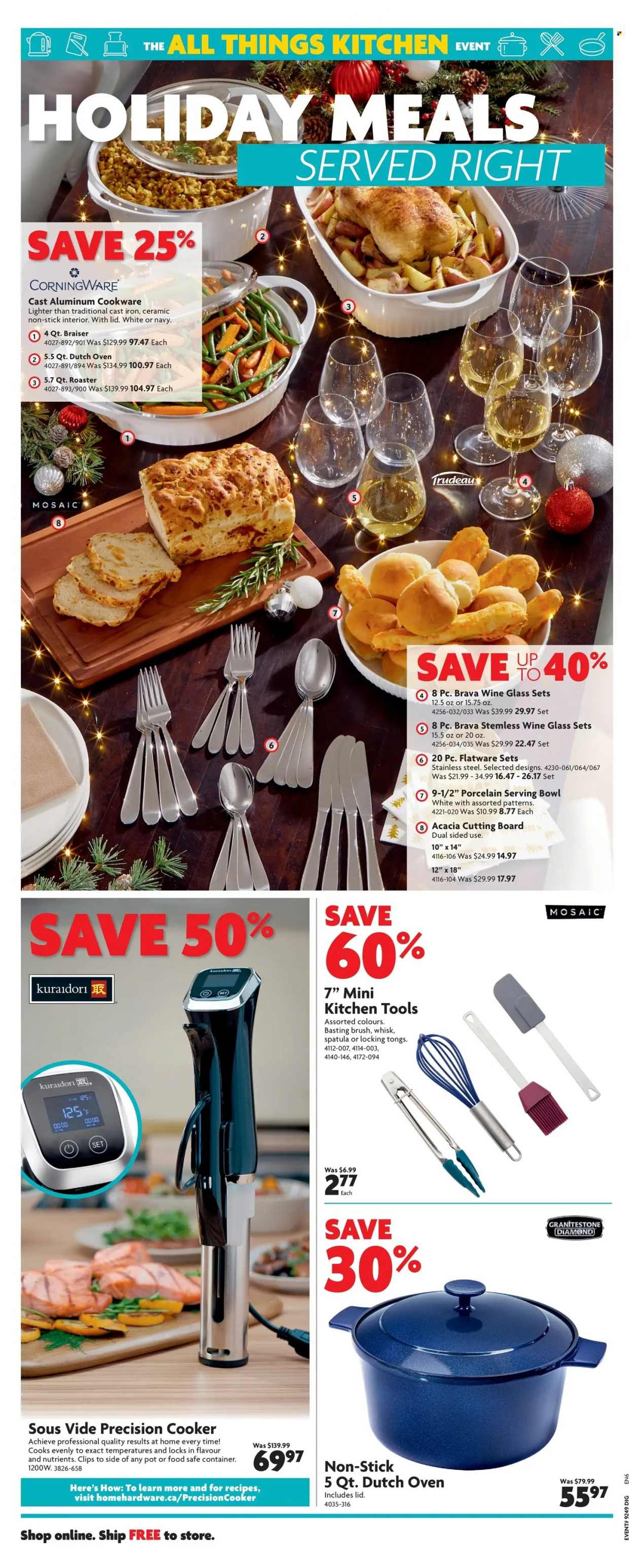 thumbnail - Home Hardware Building Centre Flyer - December 01, 2022 - December 07, 2022 - Sales products - roaster, mini-kitchen, container, tong, pot. Page 7.