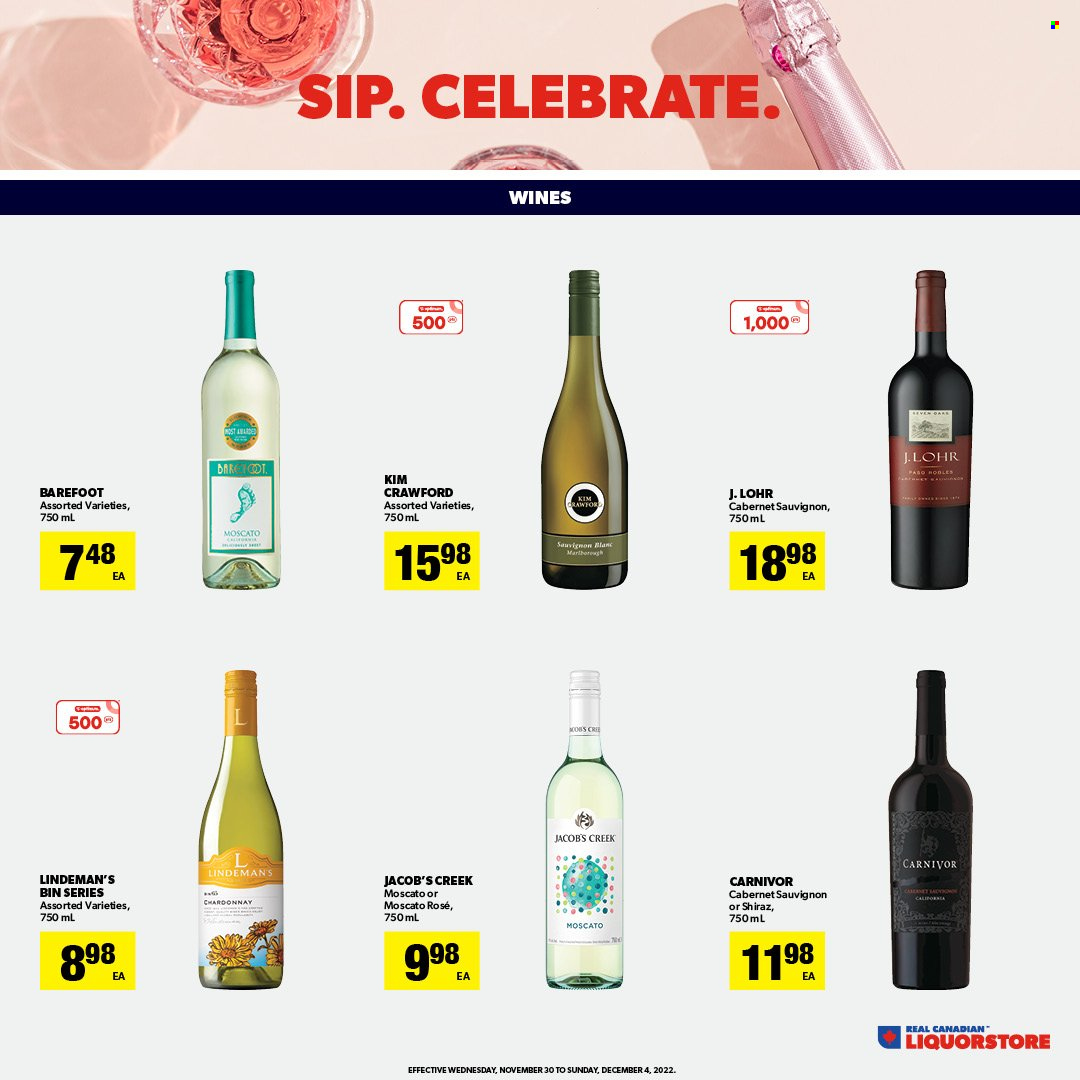 Real Canadian Liquorstore flyer - November 30, 2022 - December 04, 2022. Page 4