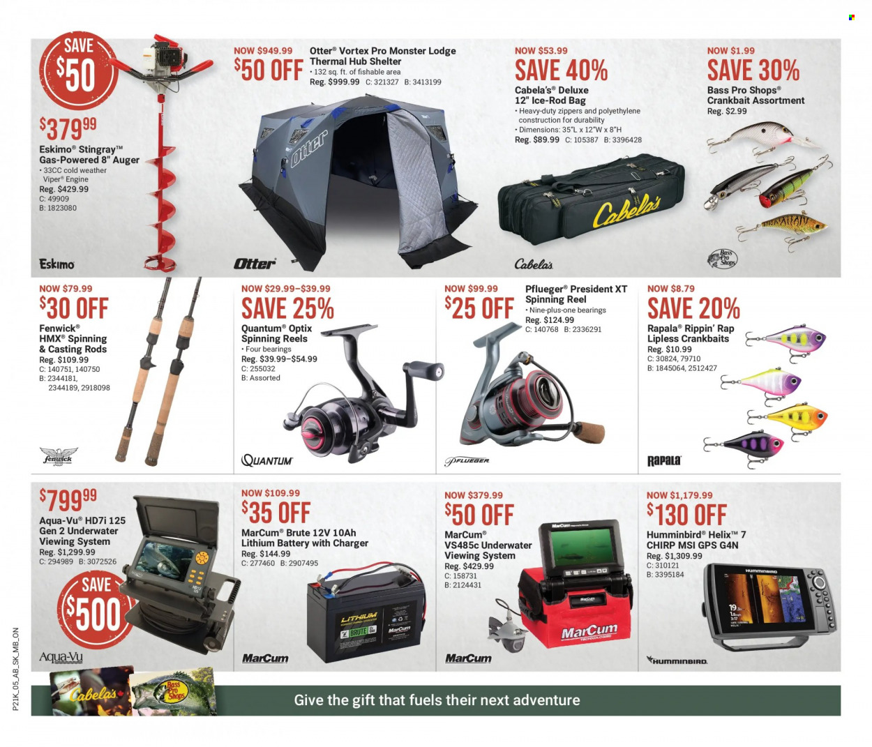 thumbnail - Bass Pro Shops Flyer - December 01, 2022 - December 07, 2022 - Sales products - bag, viper, Bass Pro, reel, spinning reel. Page 6.